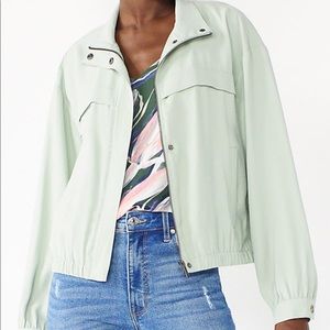 Women’s Nine West Drapy Bombers Utility Jacket